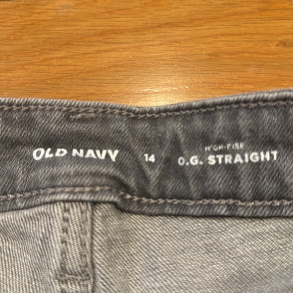 Old Navy women’s O.G straight  high rise jeans shorts size 14 . - Picture 6 of 9